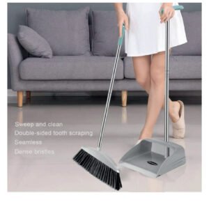 جاروف بالفرشة يد استيل جامبو