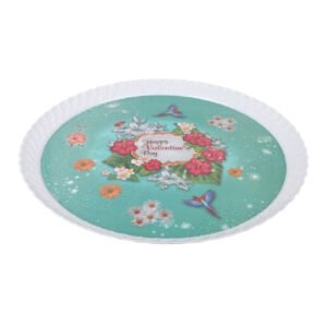 صينية عشاء ميلامين مدوره