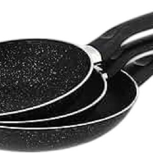 طقم مقلايه 3ق كازيونى جيرانيت 24,22,20  الوان