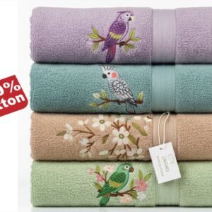 علبه فوط مطرز 4قطع