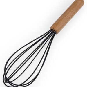 مضرب بيض سيليكون يد خشب جامبو