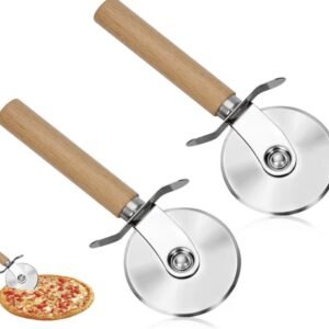 قطاعة بيتزا يد خشب تقيلة