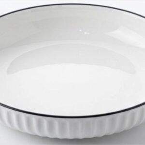 طبق بورسلين مسطح