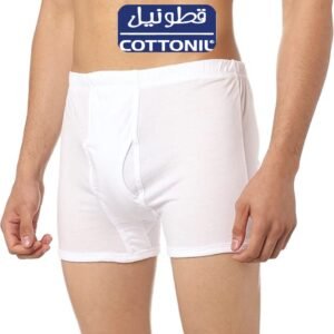 قطونيل شورت رجالى ابيض