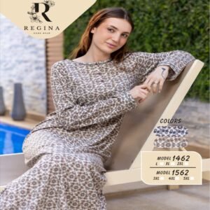 جلابيه حريمى بكم حوض بزراير  L-2X