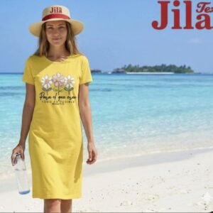 كاش مايوه جيلا نص كم مطبوع 2XL