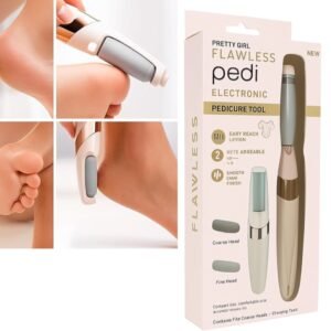 جهاز تنظيف للقدم والكعب قابل للشحن + غيار