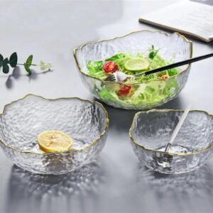 طقم اطباق فاكهه زجاج 1*3